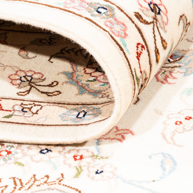 Dywan perski - Tabriz - 203 x 148 cm - kremowy