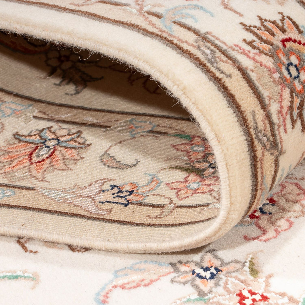 Läufer Perser - Täbriz - Royal - 294 x 89 cm - creme