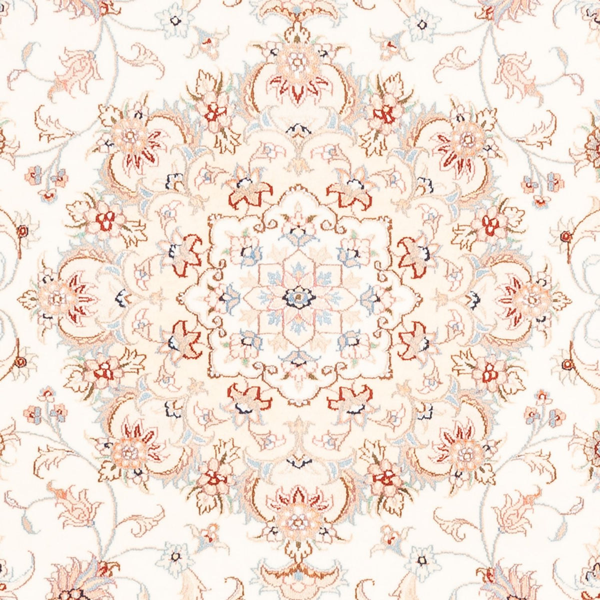 Dywan perski - Tabriz - 195 x 149 cm - kremowy