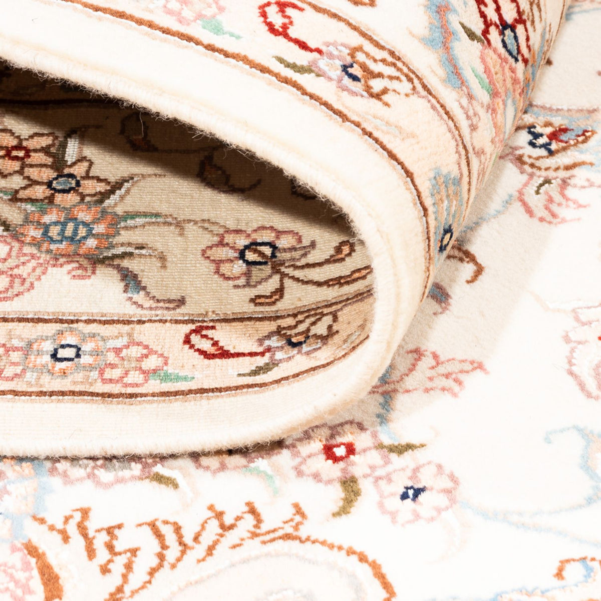 Dywan perski - Tabriz - 195 x 149 cm - kremowy