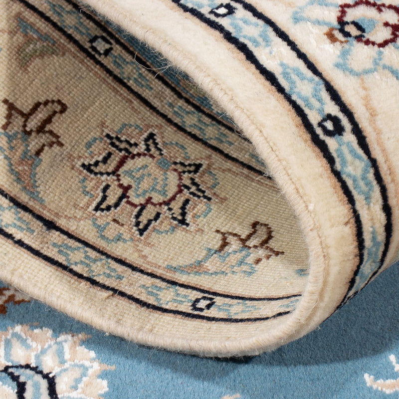 Dywan perski - Nain - Premium - 120 x 80 cm - jasnoniebieski