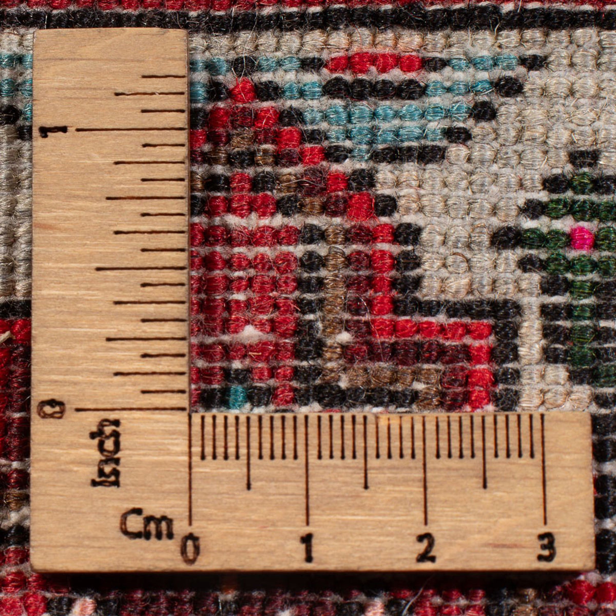 Perski dywan - Nomadyczny - 135 x 78 cm - kremowy