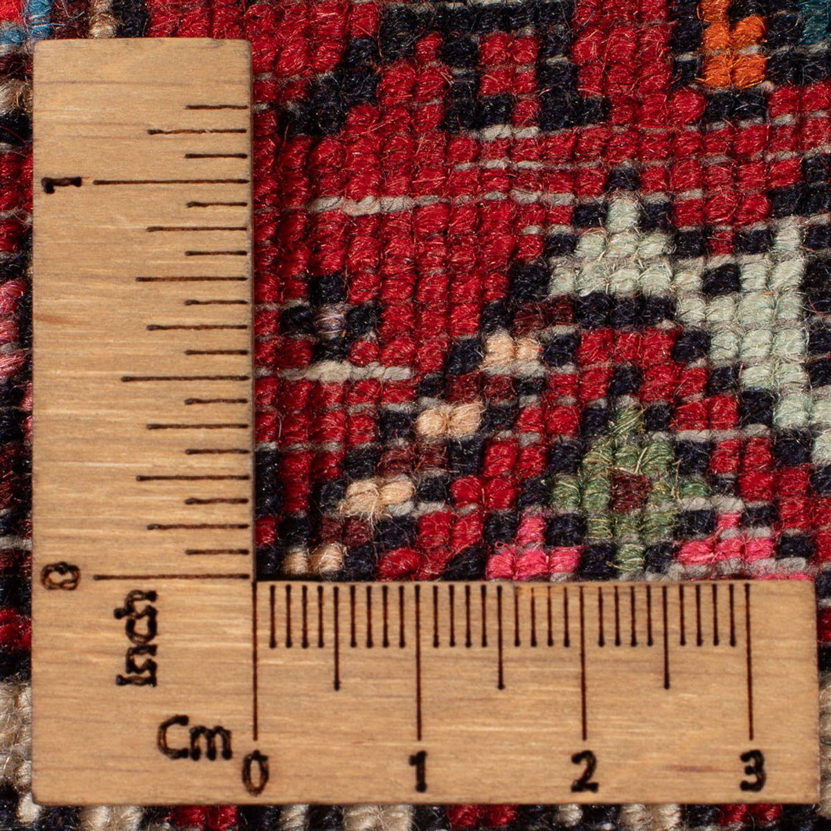 Perski dywan - Nomadyczny - 130 x 75 cm - czerwony