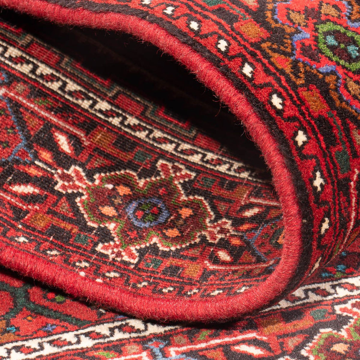 Perski dywan - Nomadyczny - 125 x 74 cm - czerwony