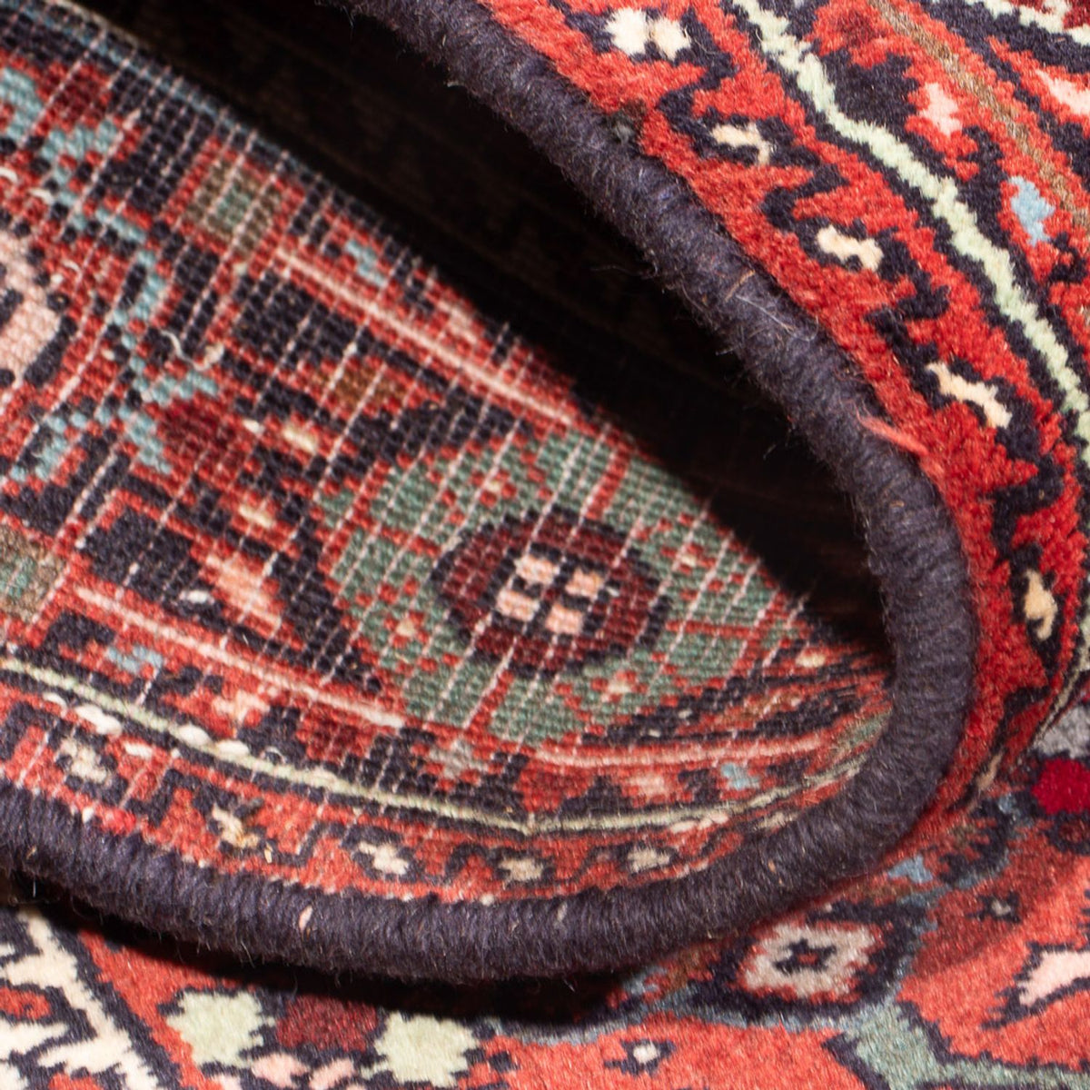 Perski dywan - Nomadyczny - 130 x 77 cm - czerwony