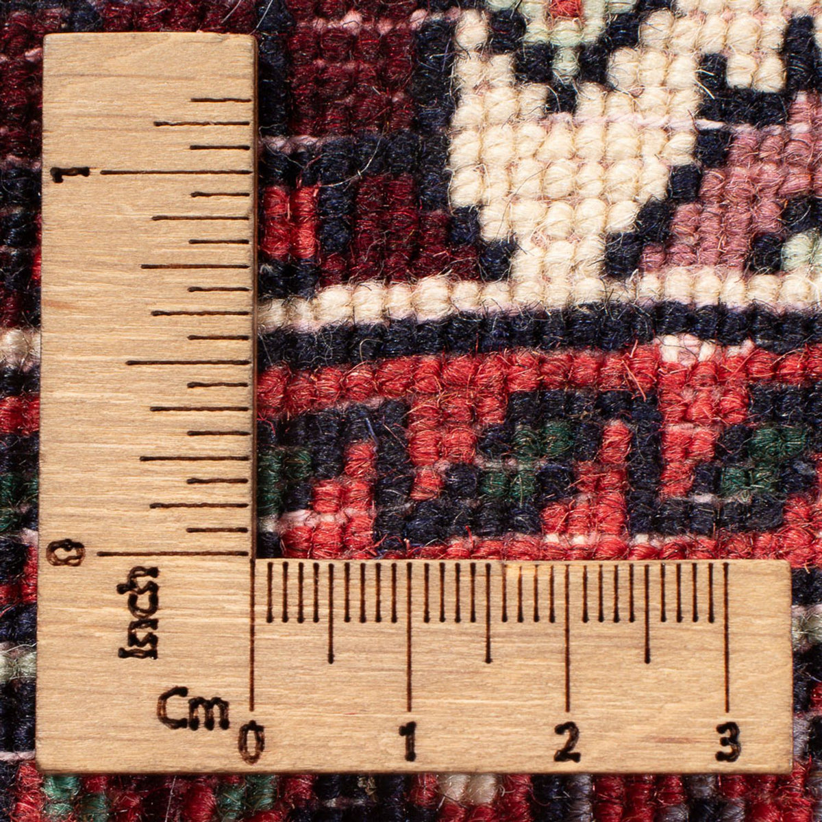 Perski dywan - Nomadyczny - 127 x 77 cm - kremowy