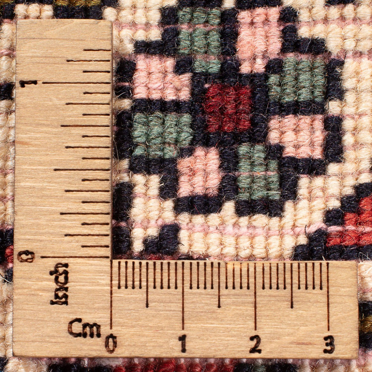 Perski dywan - Nomadyczny - 131 x 77 cm - kremowy