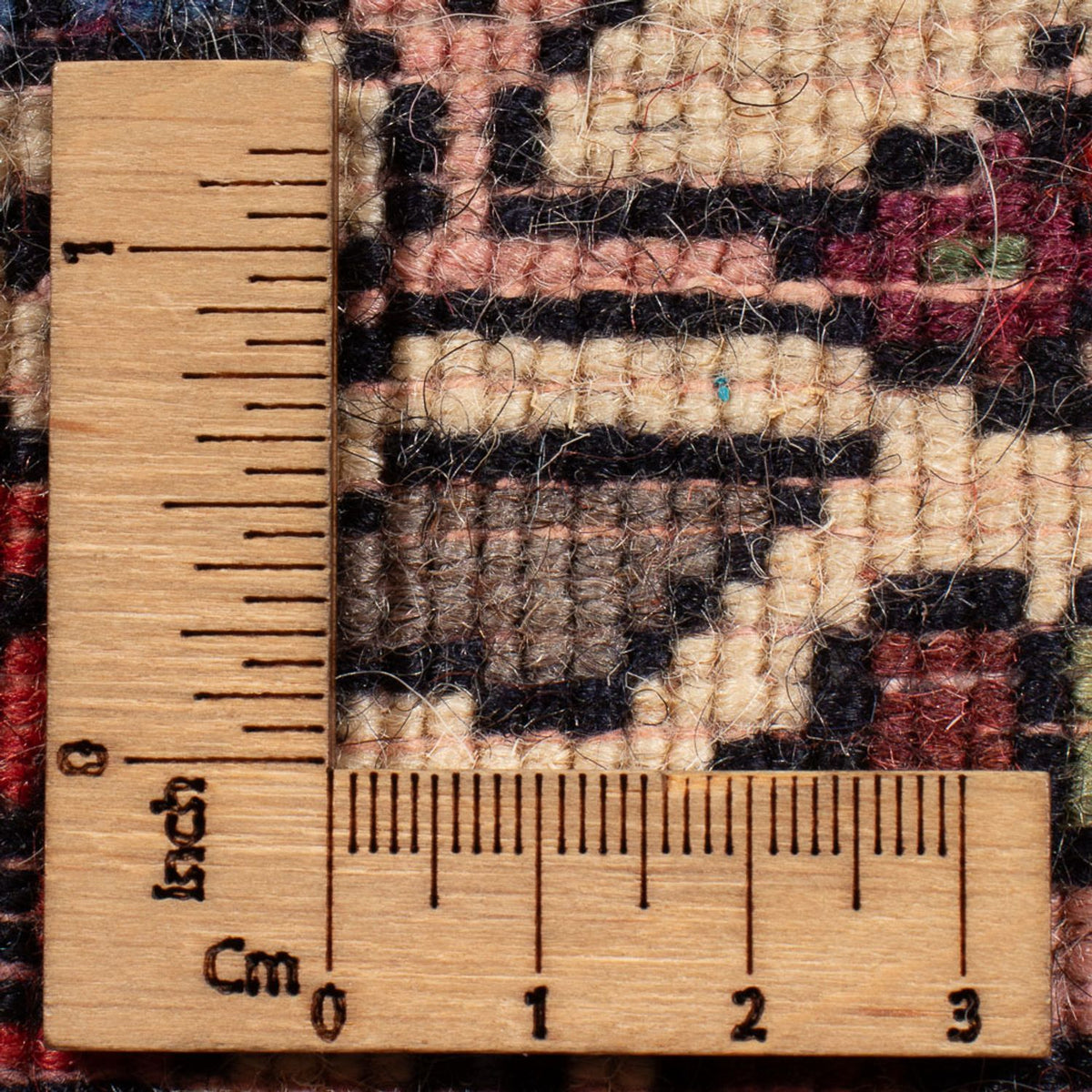 Perski dywan - Nomadyczny - 91 x 58 cm - czerwony