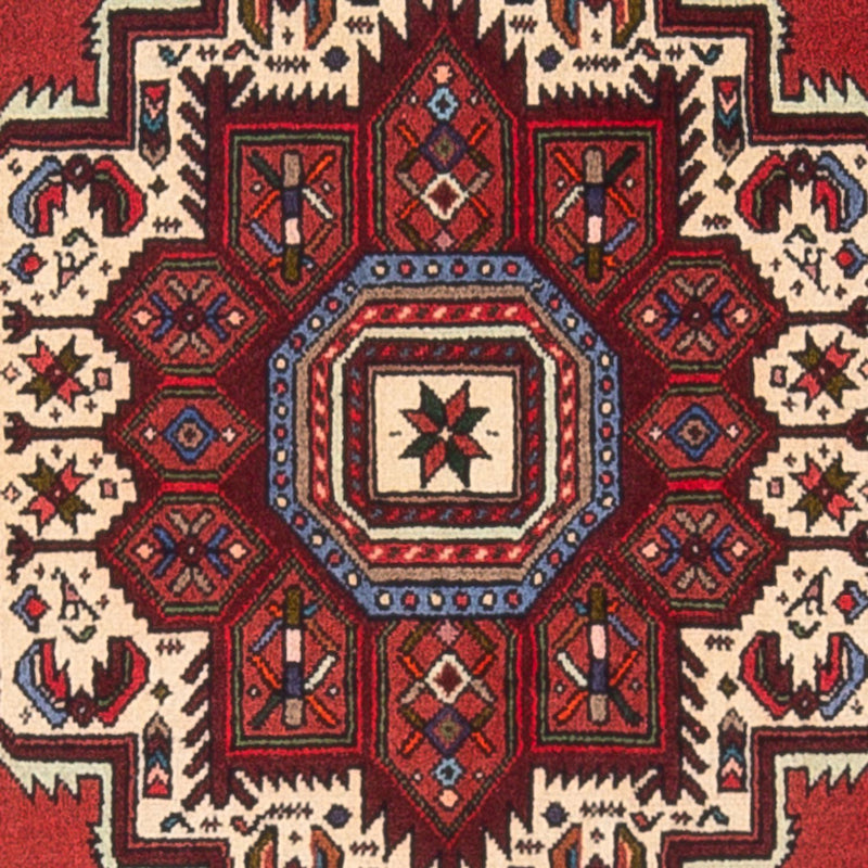 Perski dywan - Nomadyczny - 128 x 70 cm - kremowy