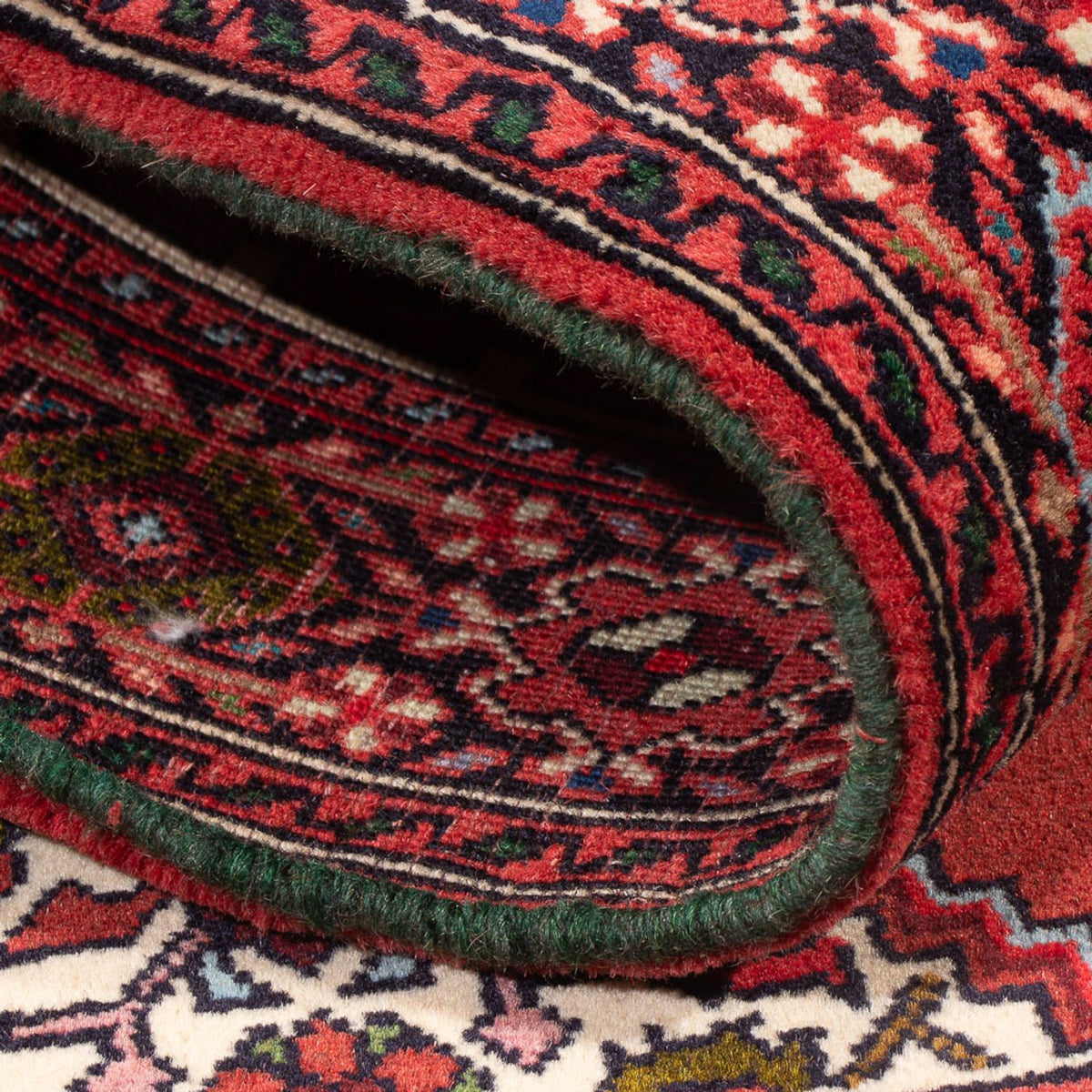 Perski dywan - Nomadyczny - 128 x 70 cm - kremowy