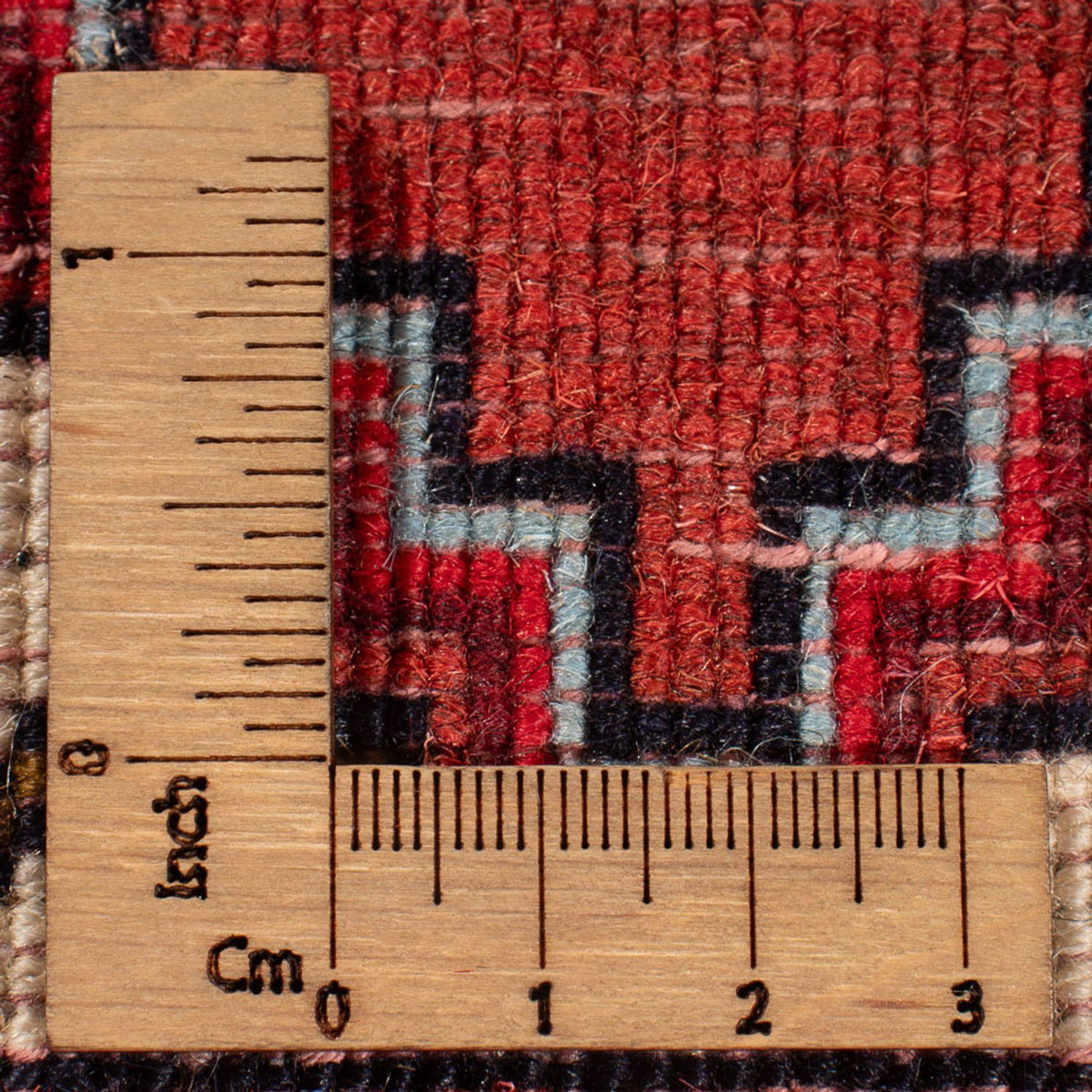 Perski dywan - Nomadyczny - 128 x 70 cm - kremowy