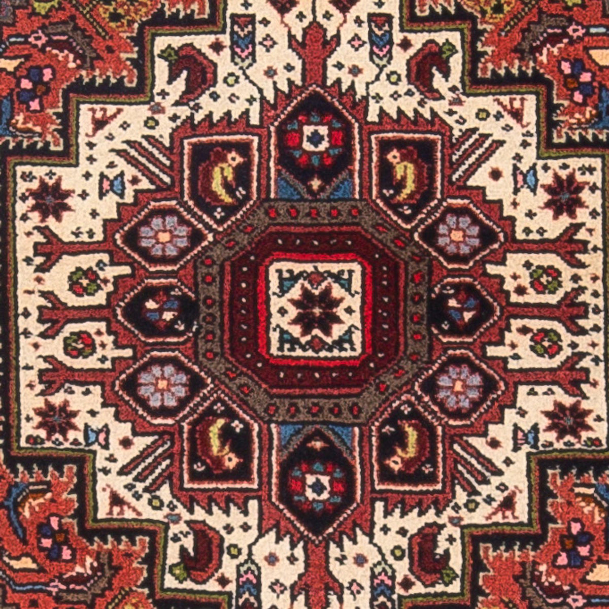 Perski dywan - Nomadyczny - 125 x 75 cm - kremowy