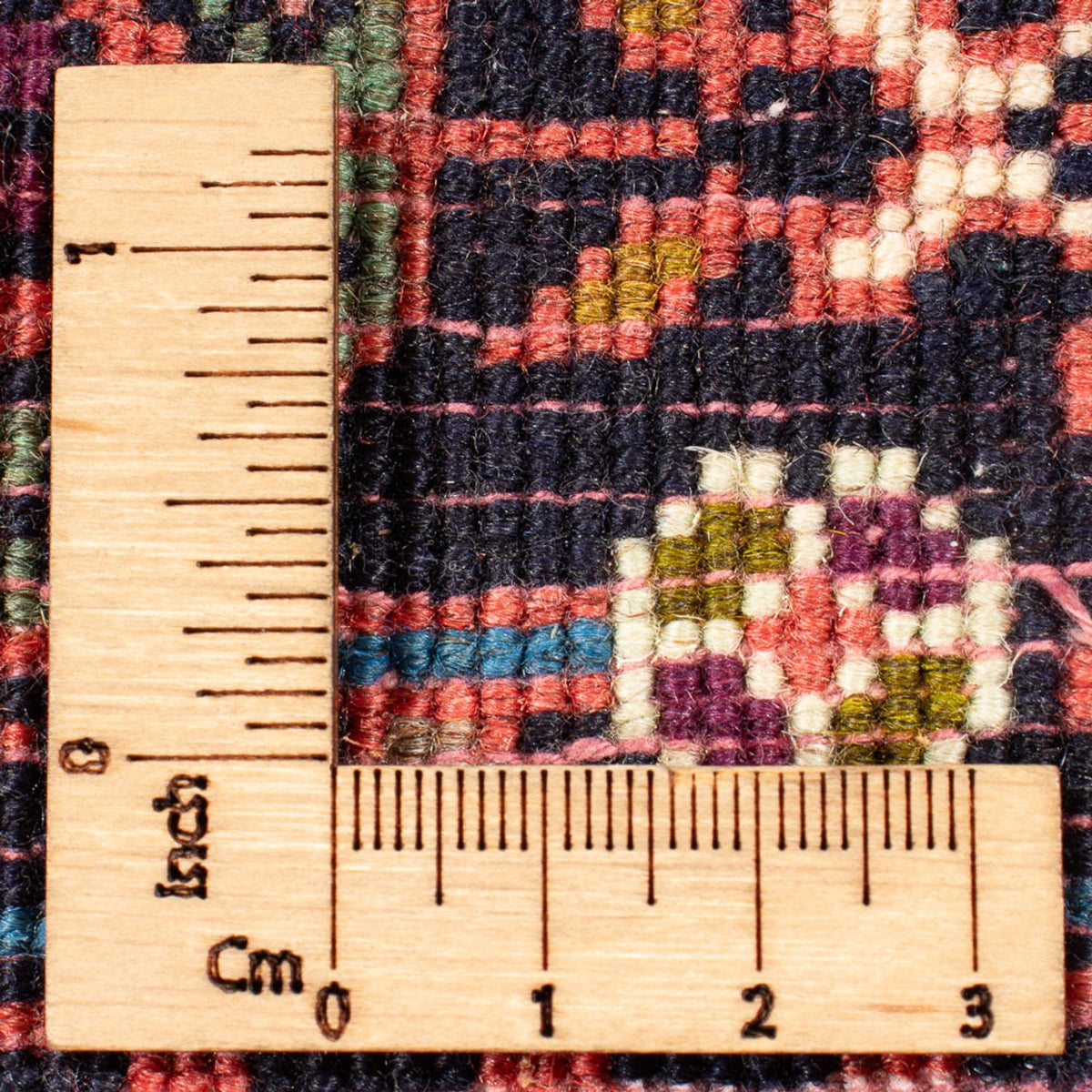 Perski dywan - Nomadyczny - 90 x 60 cm - kremowy