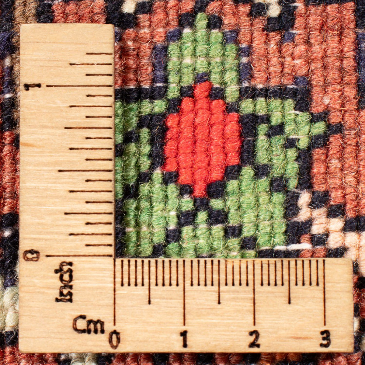 Perski dywan - Nomadyczny - 72 x 52 cm - czerwony