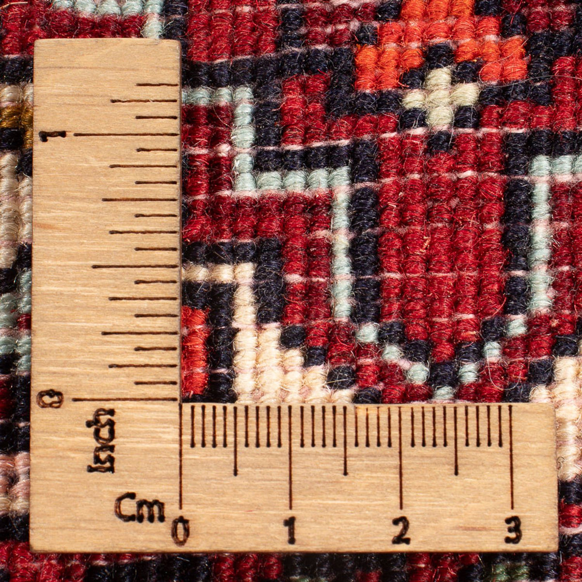 Perski dywan - Nomadyczny - 130 x 75 cm - kremowy