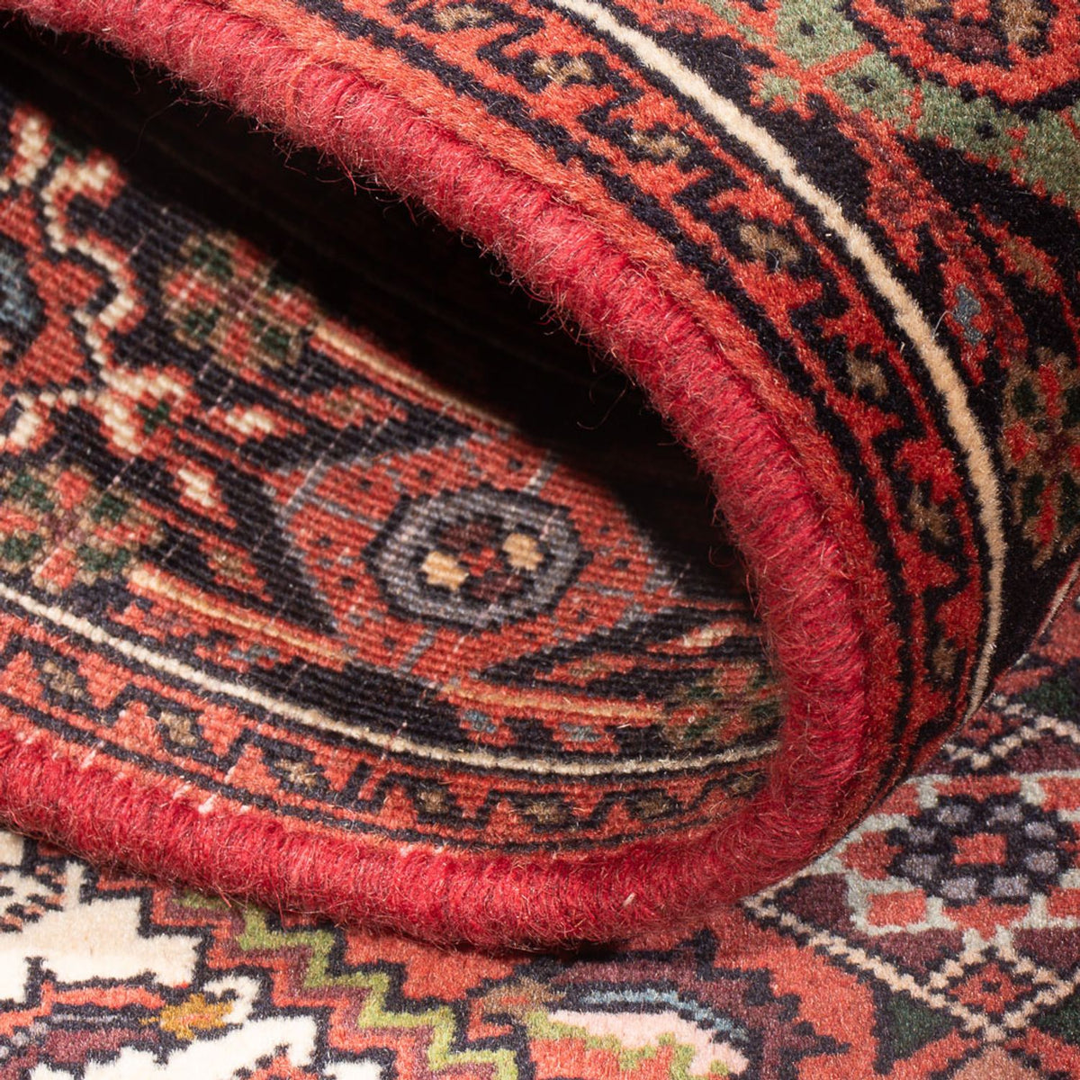 Perski dywan - Nomadyczny - 126 x 75 cm - kremowy