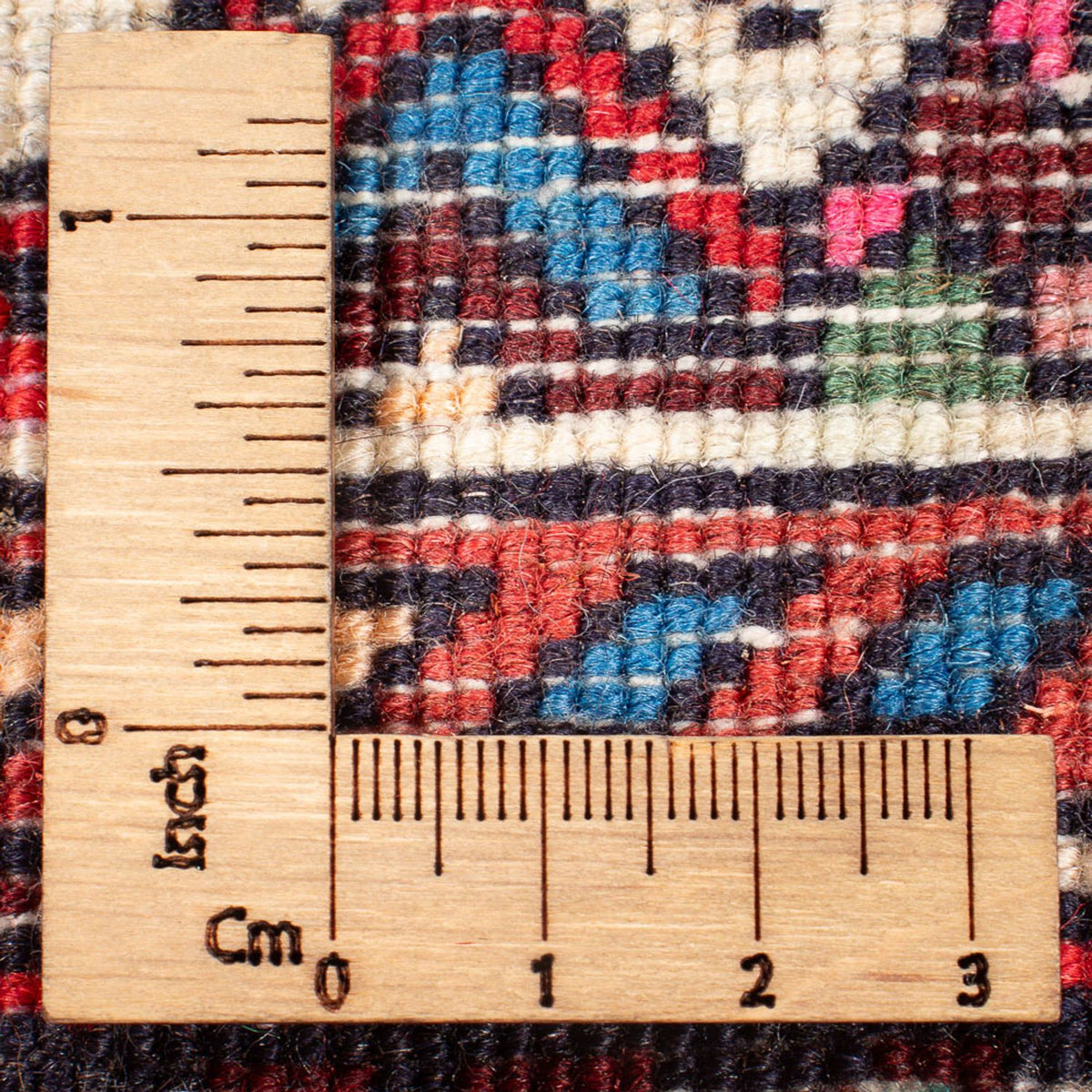 Perski dywan - Nomadyczny - 119 x 73 cm - kremowy