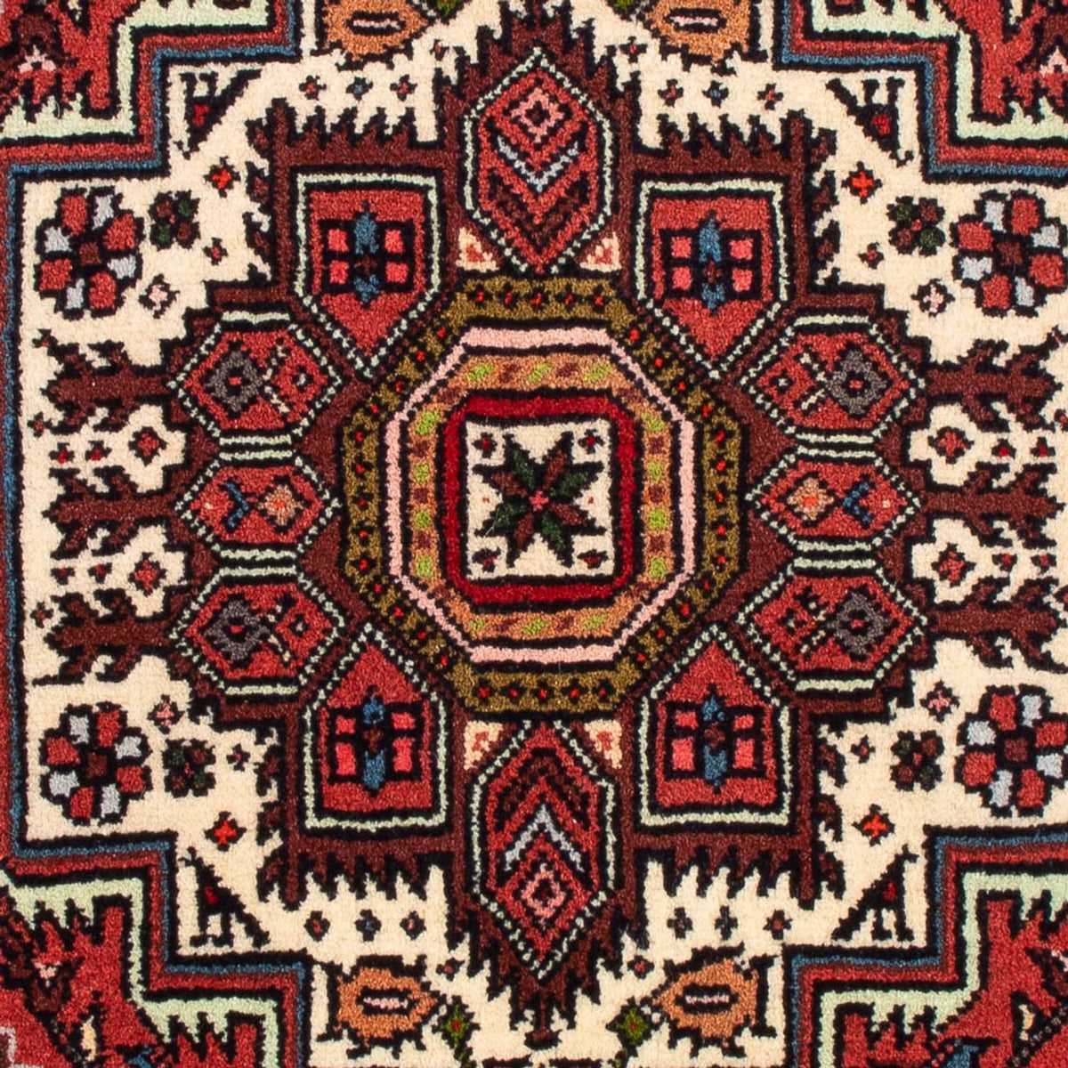 Perski dywan - Nomadyczny - 92 x 60 cm - kremowy