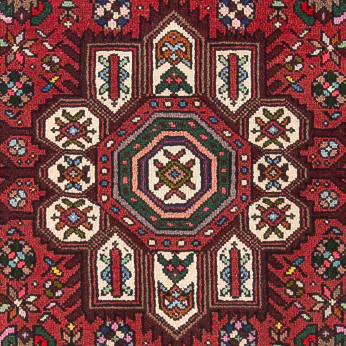 Perski dywan - Nomadyczny - 130 x 76 cm - czerwony