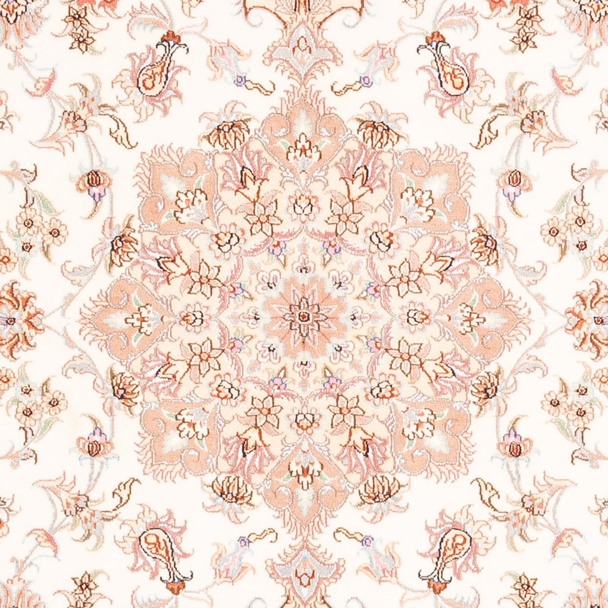 Dywan perski - Tabriz - 202 x 150 cm - kremowy