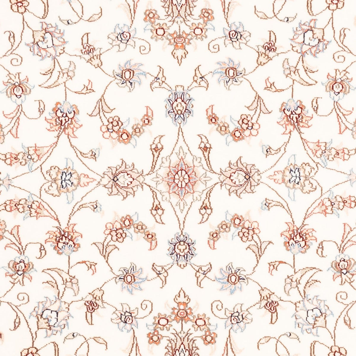 Dywan perski - Tabriz okrągły  - 153 x 150 cm - kremowy