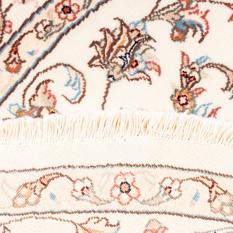 Dywan perski - Tabriz okrągły  - 153 x 150 cm - kremowy