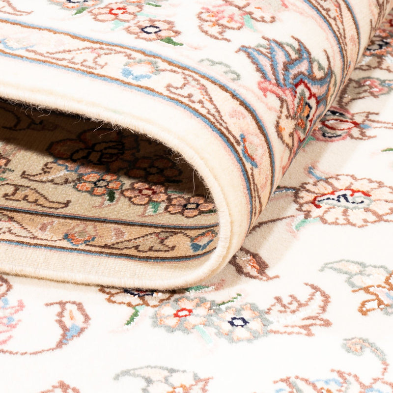 Dywan perski - Tabriz - 178 x 120 cm - kremowy