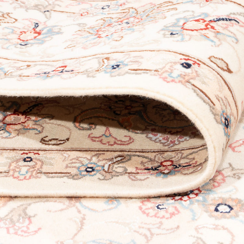 Dywan perski - Tabriz - Królewski - 201 x 150 cm - kremowy