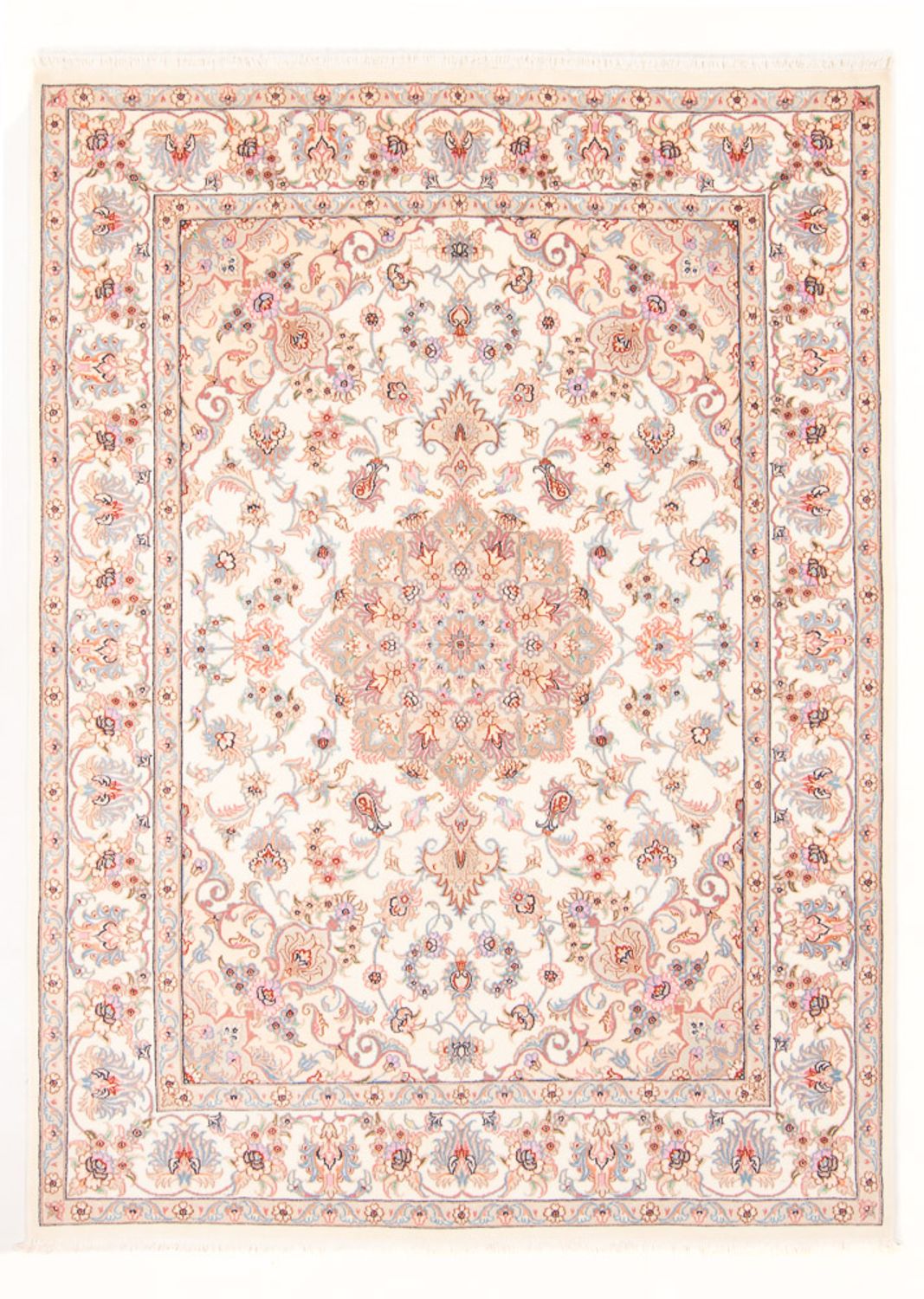 Perserteppich - Täbriz - Royal - 207 x 149 cm - creme