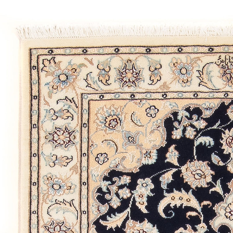 Dywan perski - Nain - Premium - 120 x 80 cm - ciemnoniebieski