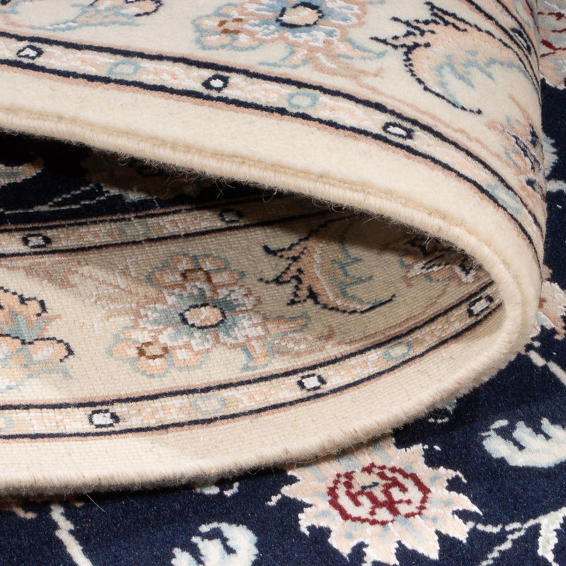 Dywan perski - Nain - Premium - 120 x 80 cm - ciemnoniebieski