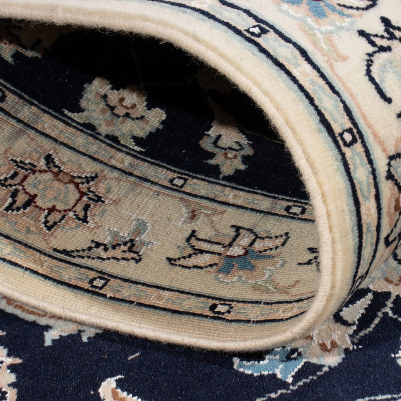 Perserteppich - Nain - Premium - 120 x 79 cm - dunkelblau