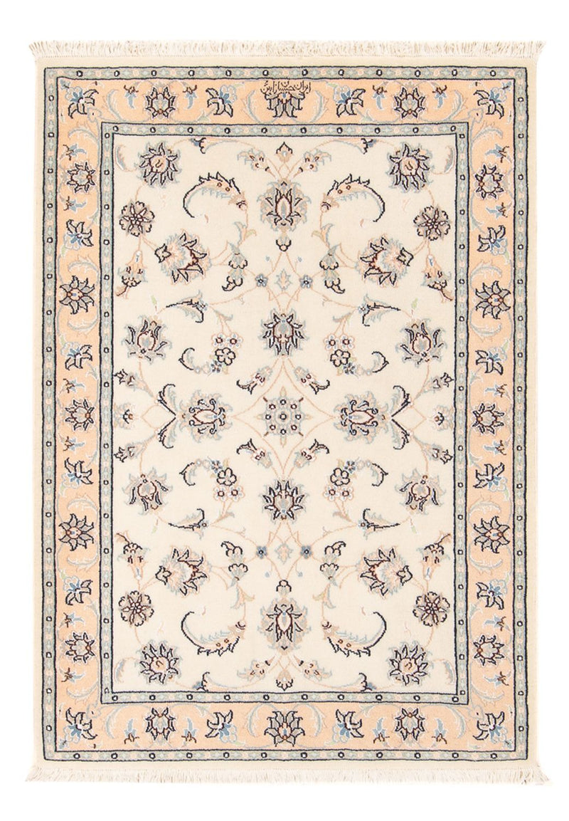 Perserteppich - Nain - Premium - 115 x 82 cm - creme