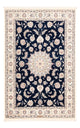 Dywan perski - Nain - Premium - 161 x 105 cm - ciemnoniebieski