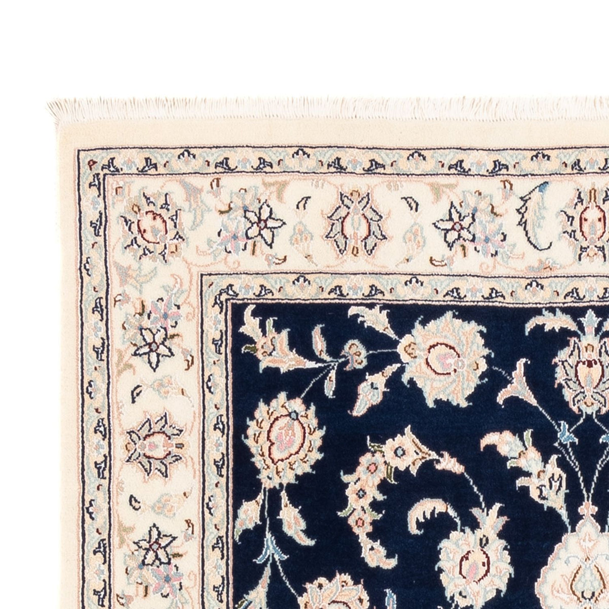 Dywan perski - Nain - Premium - 161 x 105 cm - ciemnoniebieski