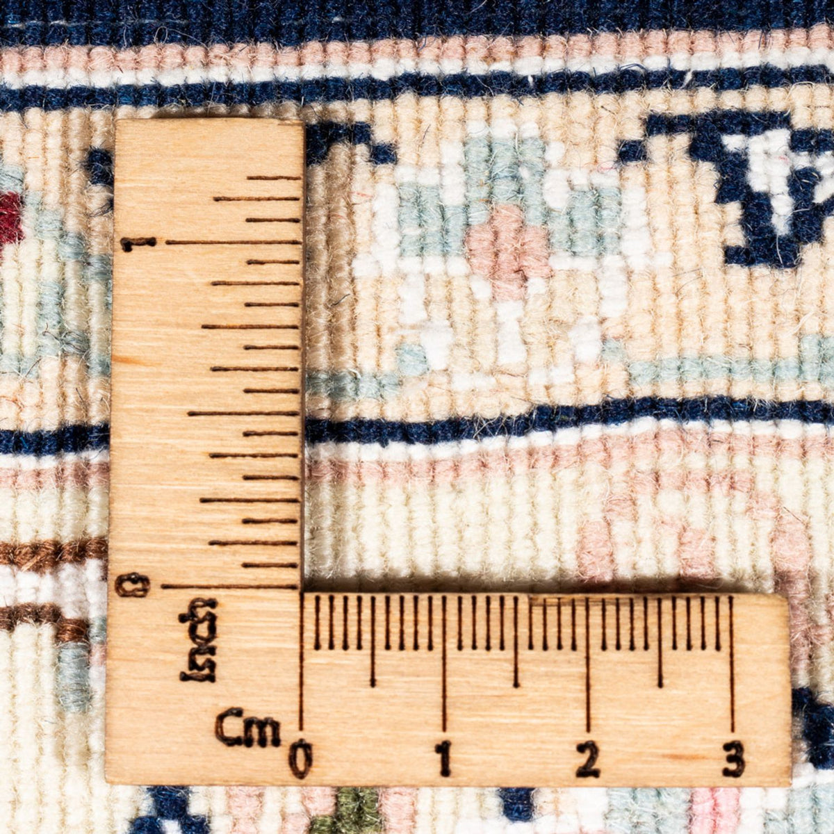 Dywan perski - Nain - Premium - 161 x 105 cm - ciemnoniebieski