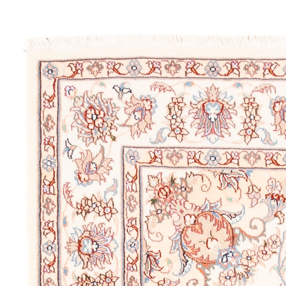 Dywan perski - Tabriz - 176 x 118 cm - kremowy