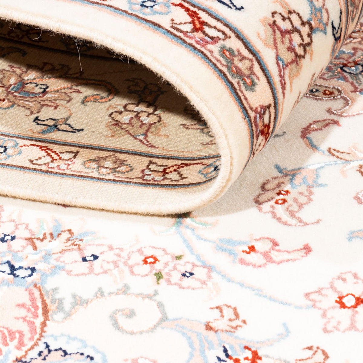 Dywan perski - Tabriz - 176 x 118 cm - kremowy