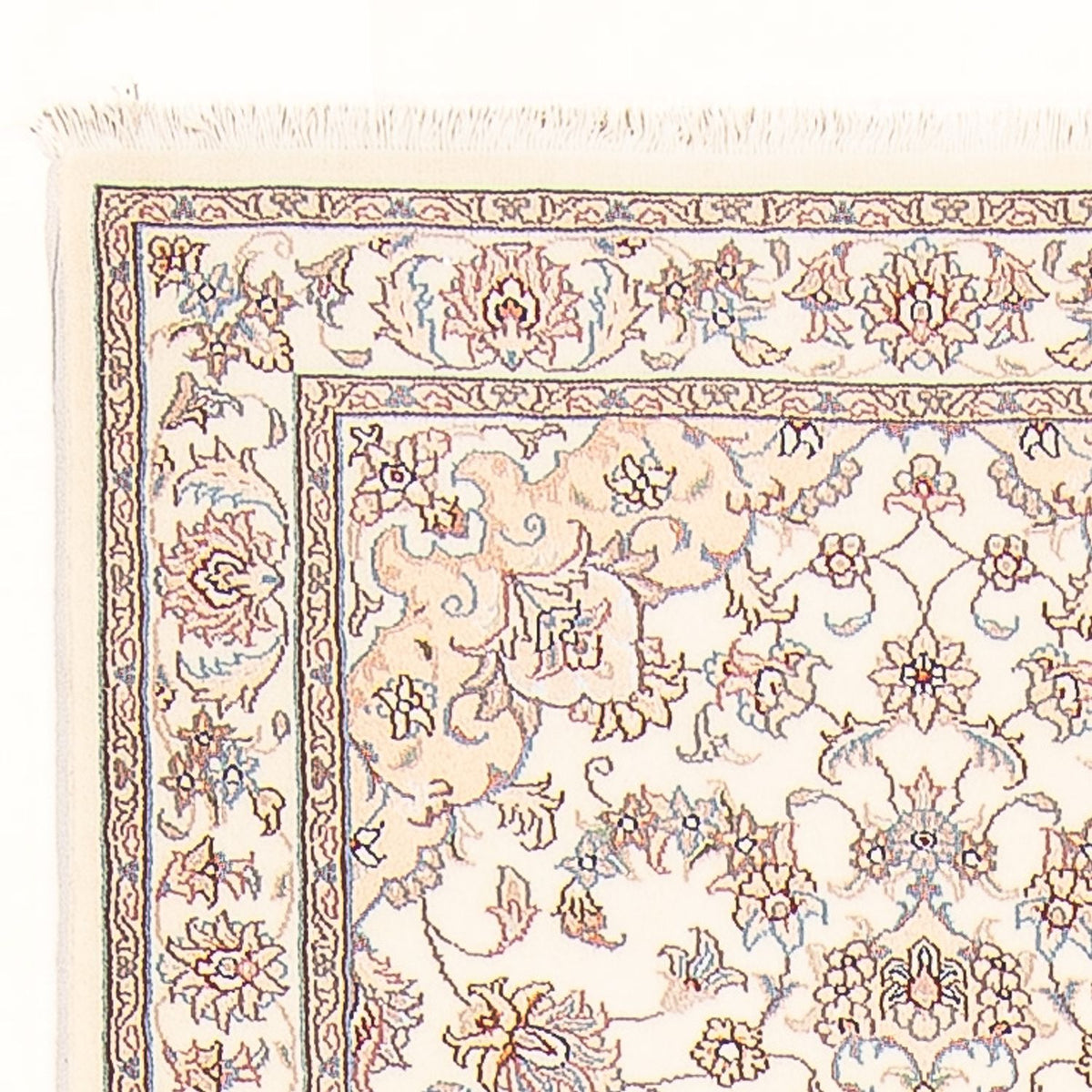 Läufer Perser - Täbriz - Royal - 298 x 87 cm - creme