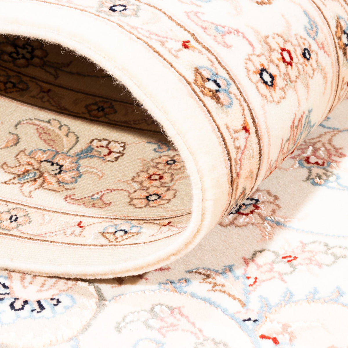 Dywan perski - Tabriz - 174 x 119 cm - kremowy