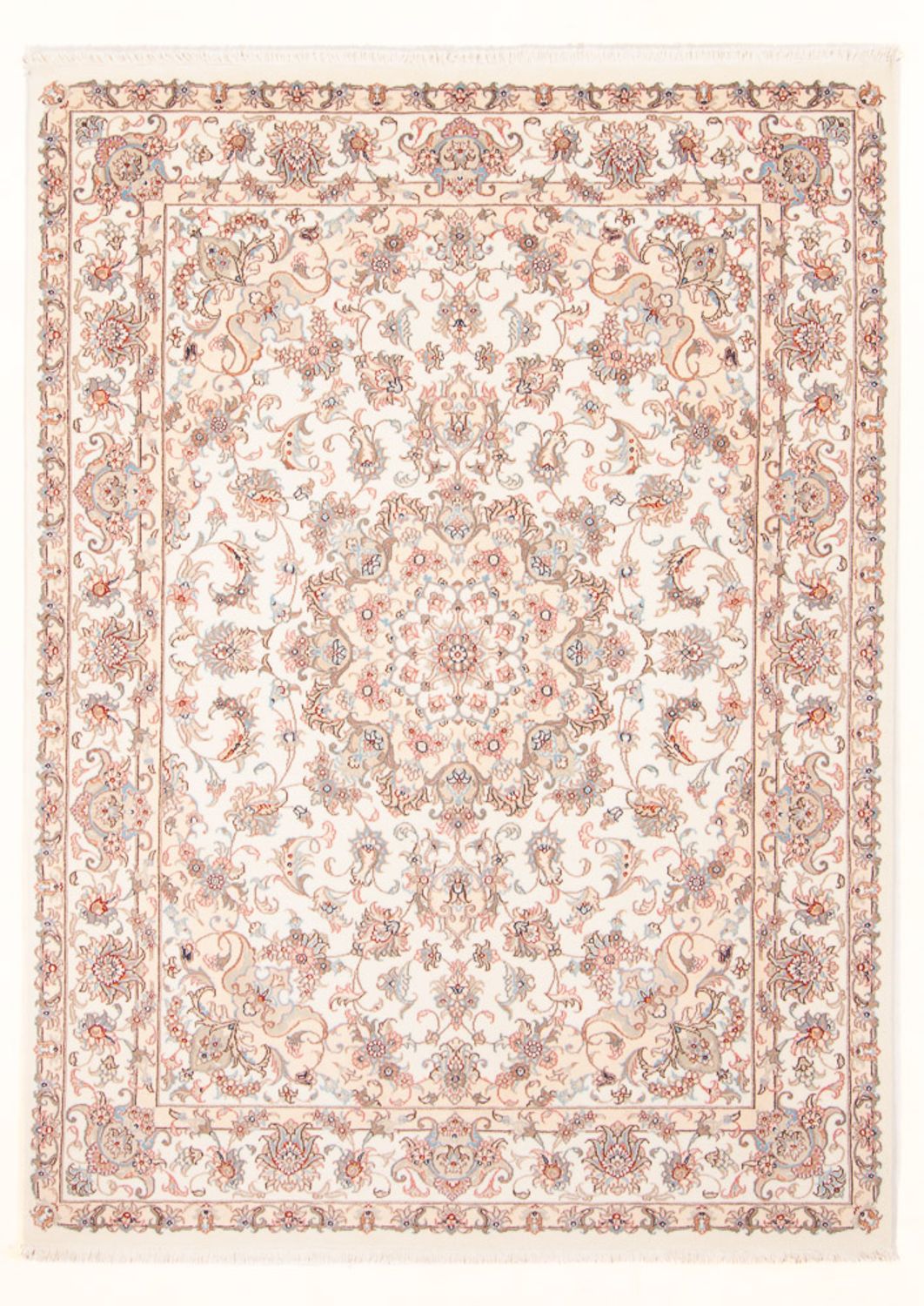 Perserteppich - Täbriz - Royal - 205 x 150 cm - creme