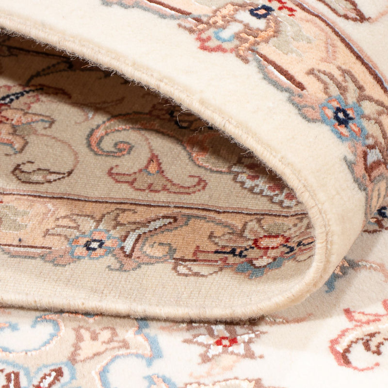 Dywan perski - Tabriz - Królewski - 200 x 151 cm - kremowy