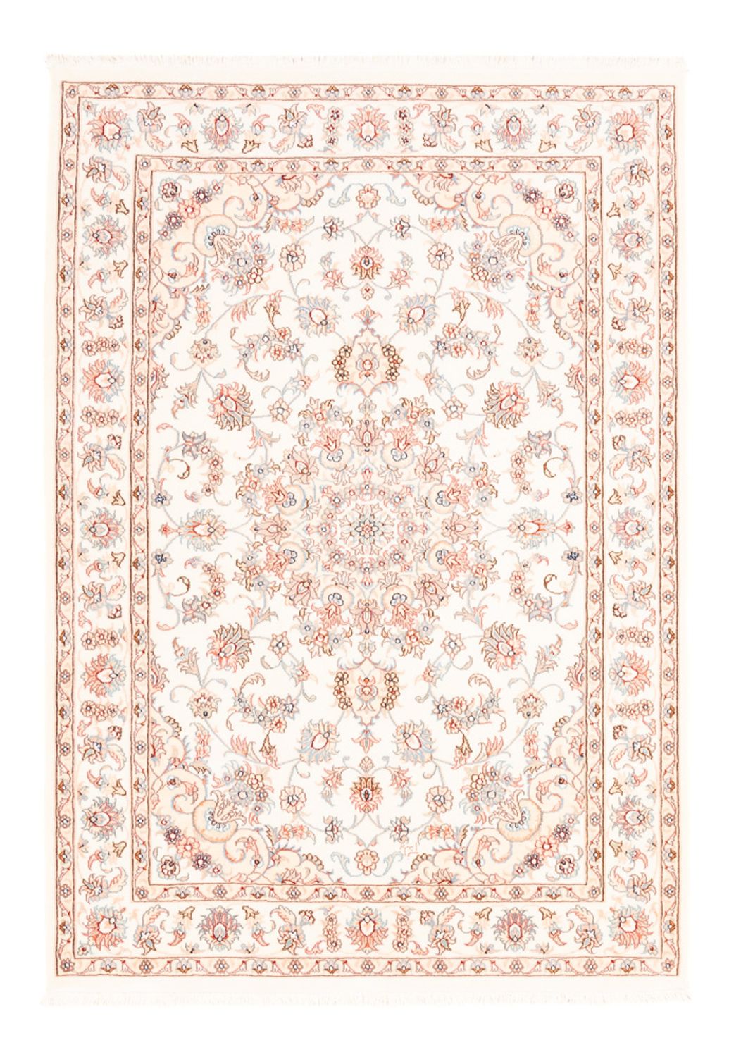 Dywan perski - Tabriz - 174 x 119 cm - kremowy