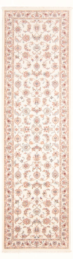 Läufer Perser - Täbriz - Royal - 292 x 82 cm - creme
