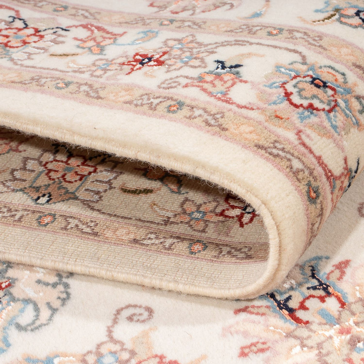 Läufer Perser - Täbriz - Royal - 292 x 82 cm - creme