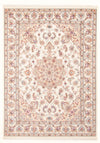 Tabriz - 50 Raj Dywan 147x204cm - Dywan perski - Prostokątny / Kremowy / 147 x 204 cm Prostokątny