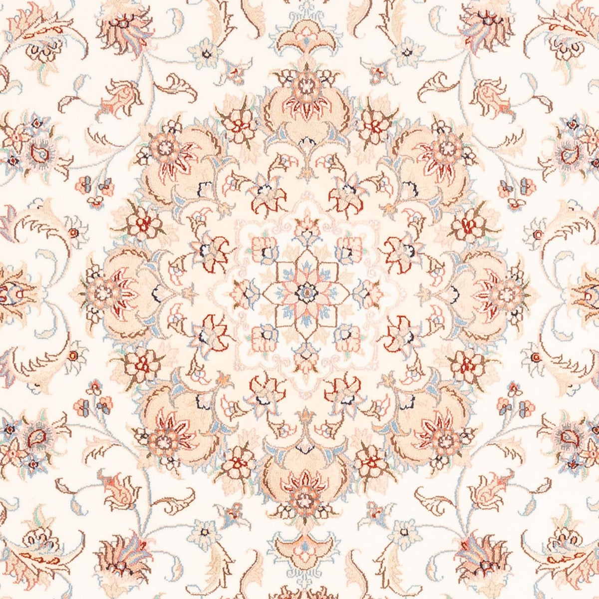 Dywan perski - Tabriz - 203 x 150 cm - kremowy