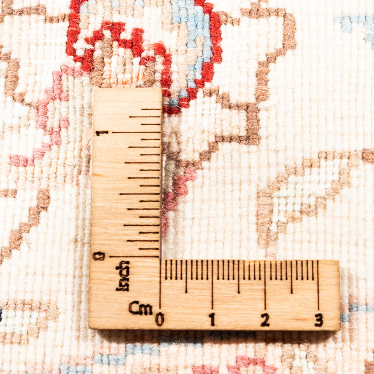 Dywan perski - Tabriz okrągły  - 157 x 151 cm - kremowy