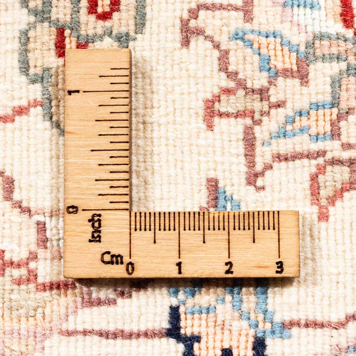 Dywan perski - Tabriz okrągły  - 154 x 147 cm - kremowy