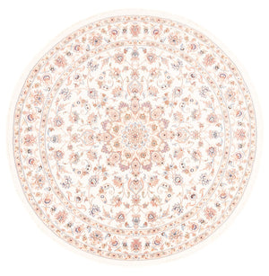 Dywan perski - Tabriz okrągły  - 151 x 146 cm - kremowy